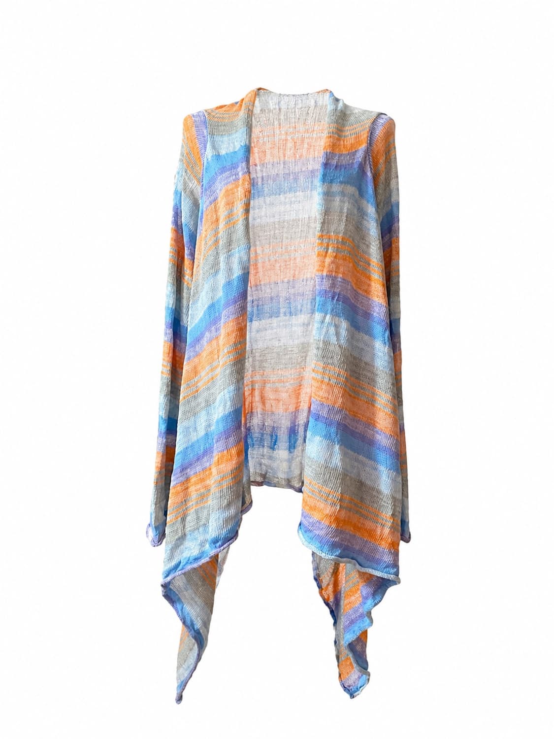 멀티 스트라이프 드레이프 가디건 상품이미지1