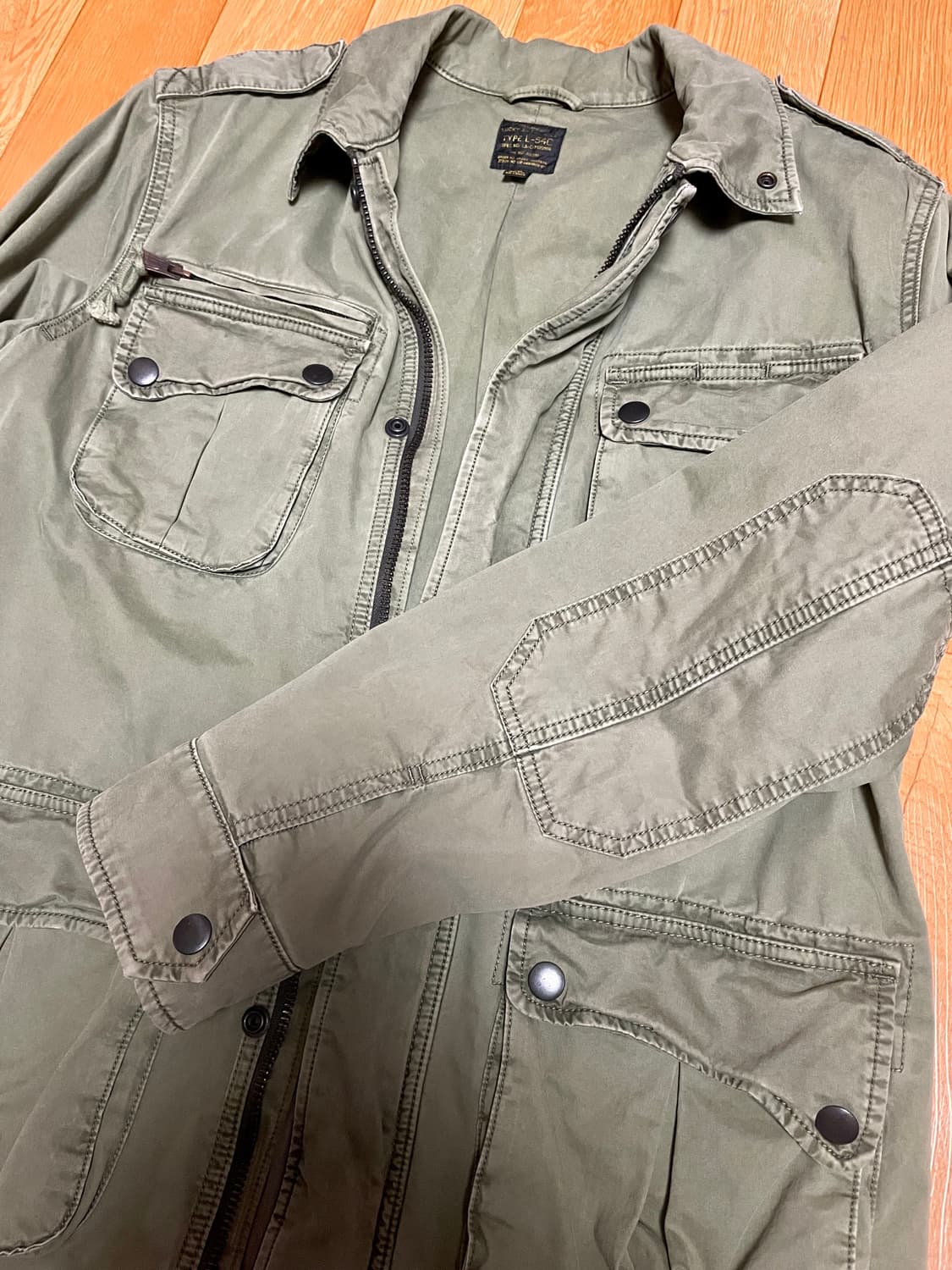 [M-100] 럭키브랜드 카키 M65 야상 자켓 상품이미지4