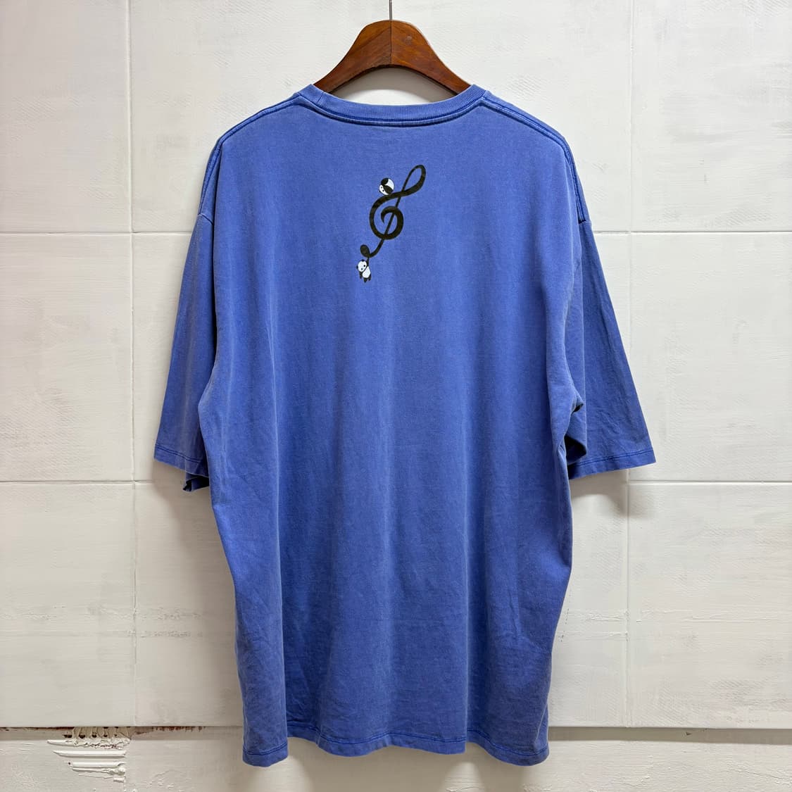 graniph 팬더 피그먼트 vintage 반팔 티셔츠 L JPN 상품이미지5