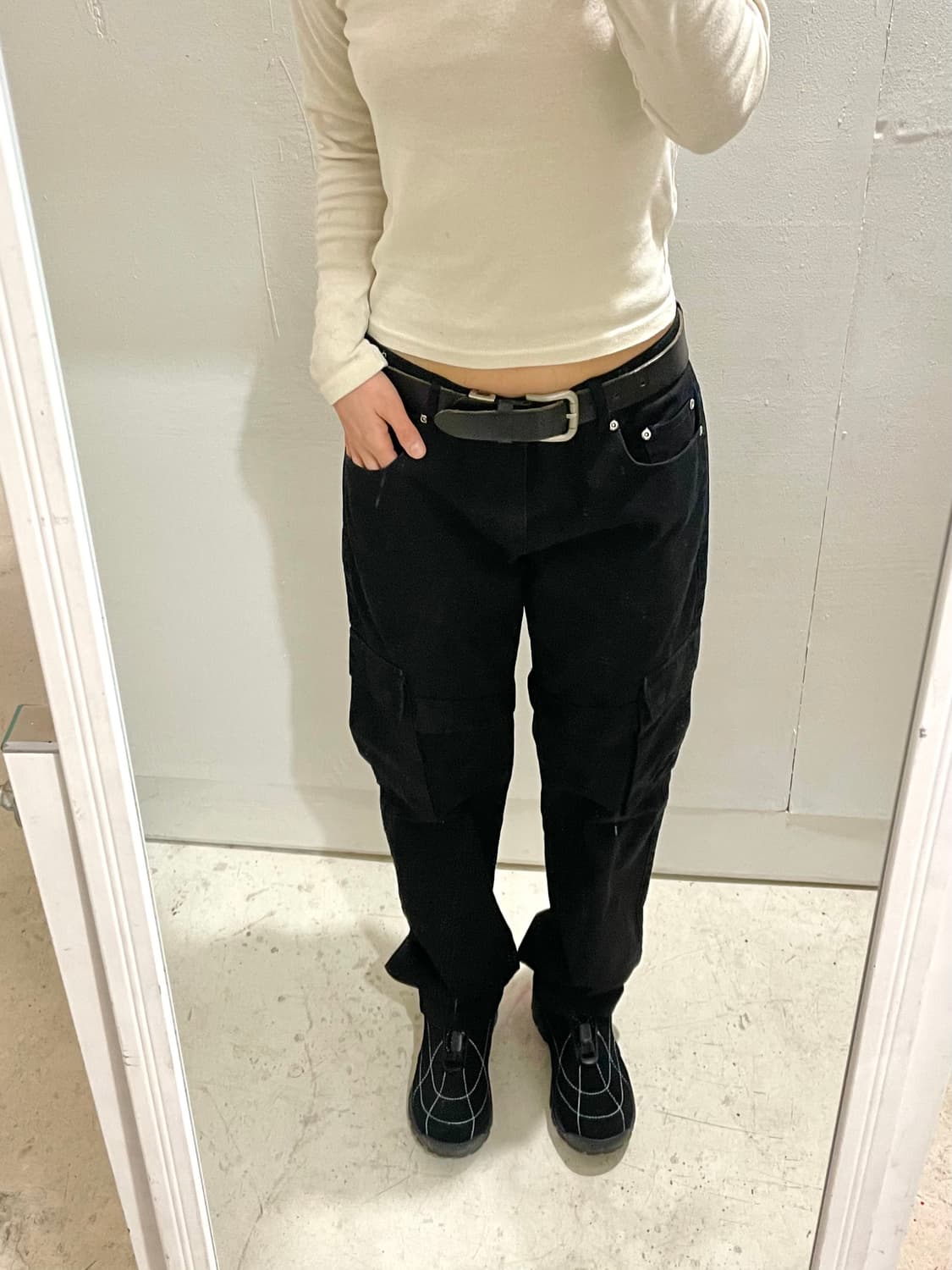 🖤80-90‘s 이세이미야케 본디지스타일 팬츠 상품이미지2