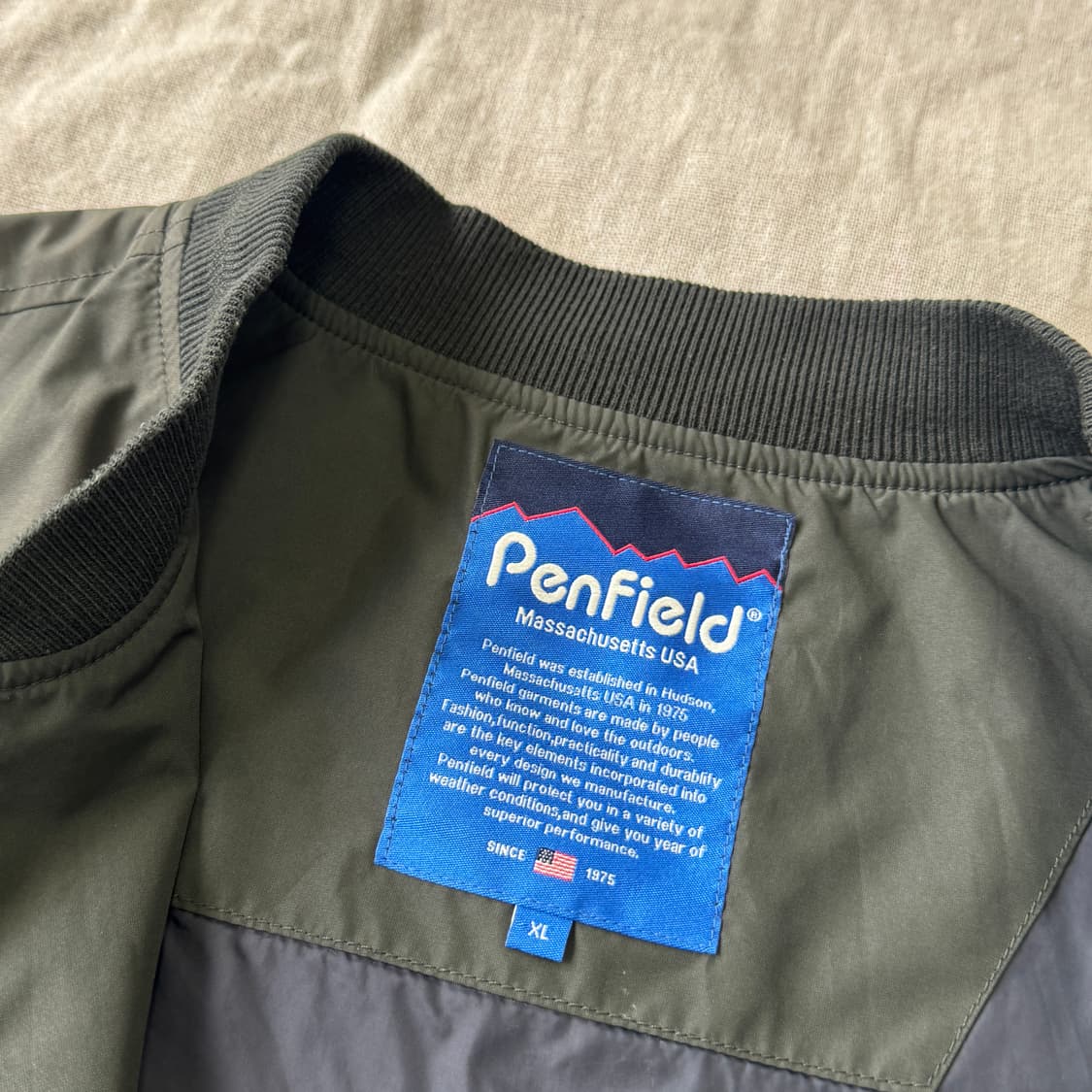 펜필드 밀리터리 카키 봄버 ma1 XL  상품이미지5