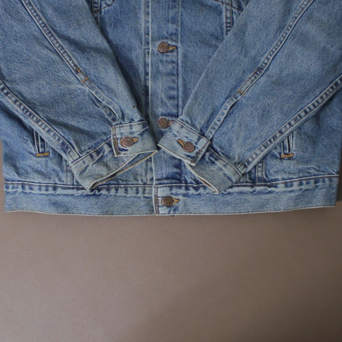 90s Levi’s 리바이스 70507 데님 트러커 자켓 L003 상품이미지5