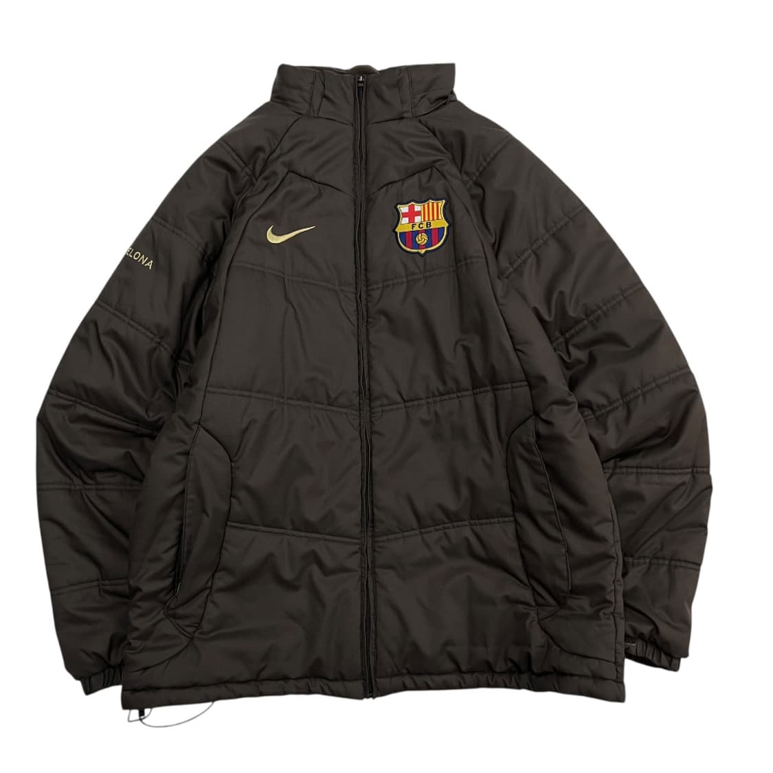 나이키 바르셀로나 로고 딥브라운 패딩 L 상품이미지3