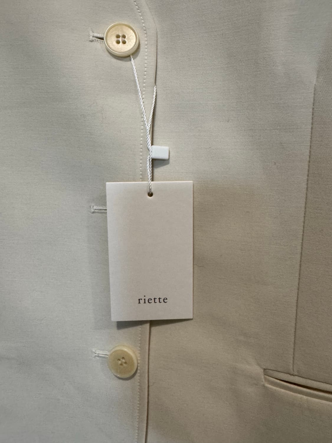새상품 riette 리에뜨 아이보리 자켓 상품이미지6