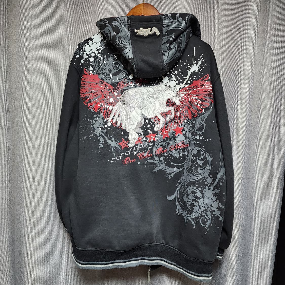 펑크 양산형 지뢰계 후드집업 상품이미지3