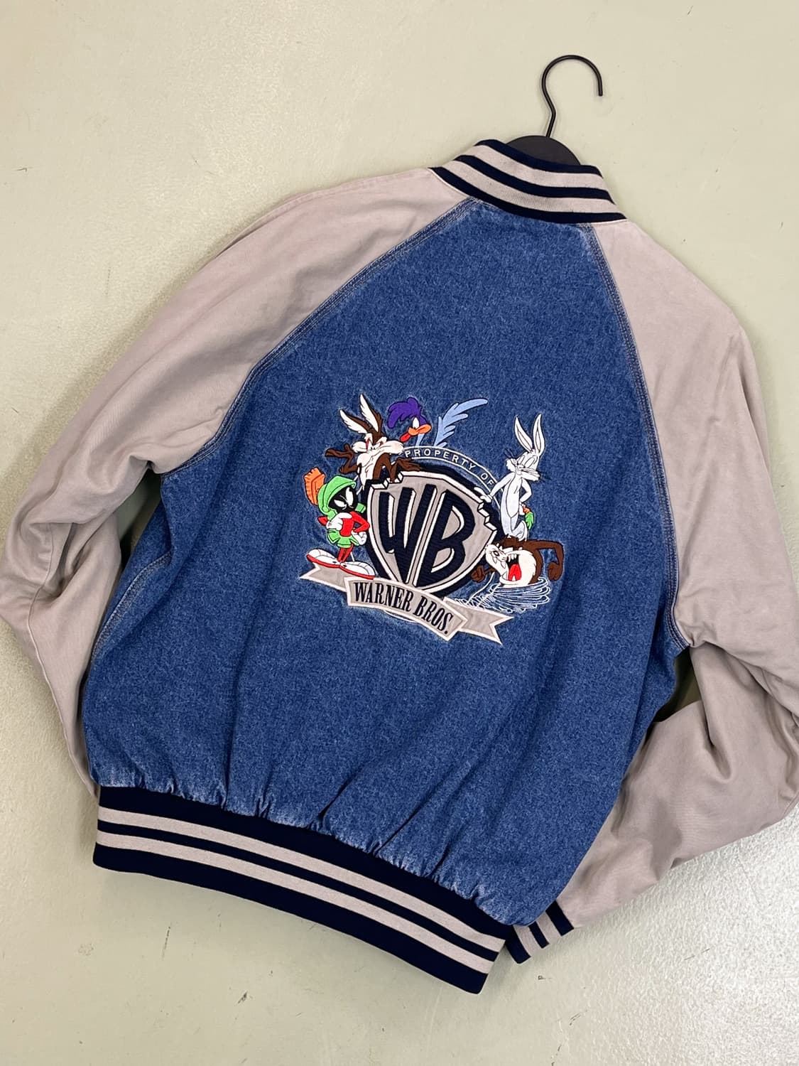워너브라더스 루니툰즈 데님 바시티 자켓 상품이미지7