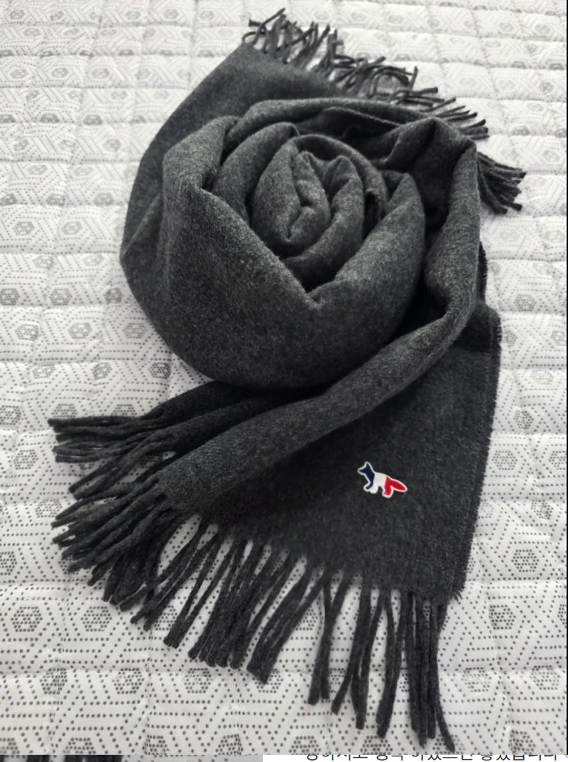 메종키츠네 트리컬러 폭스 머플러 상품이미지6