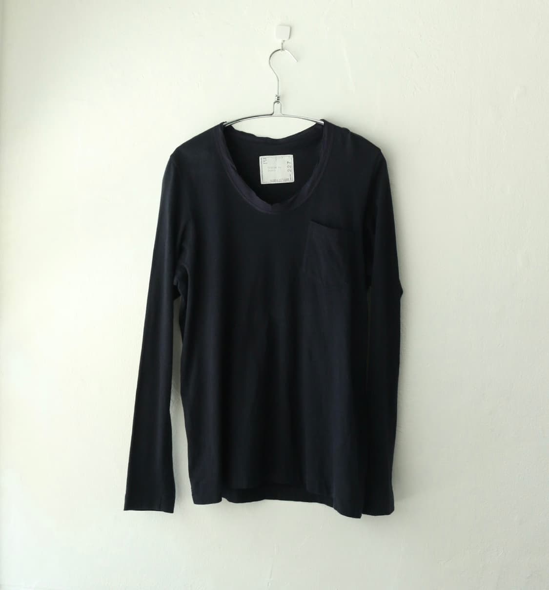 사카이 롱슬리브 다크 네이비 니트 상품이미지1