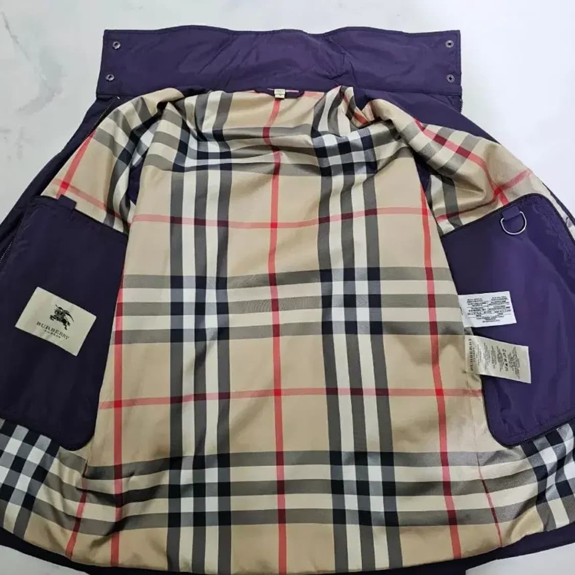 버버리 퍼플 바람막이 ~55 상품이미지9