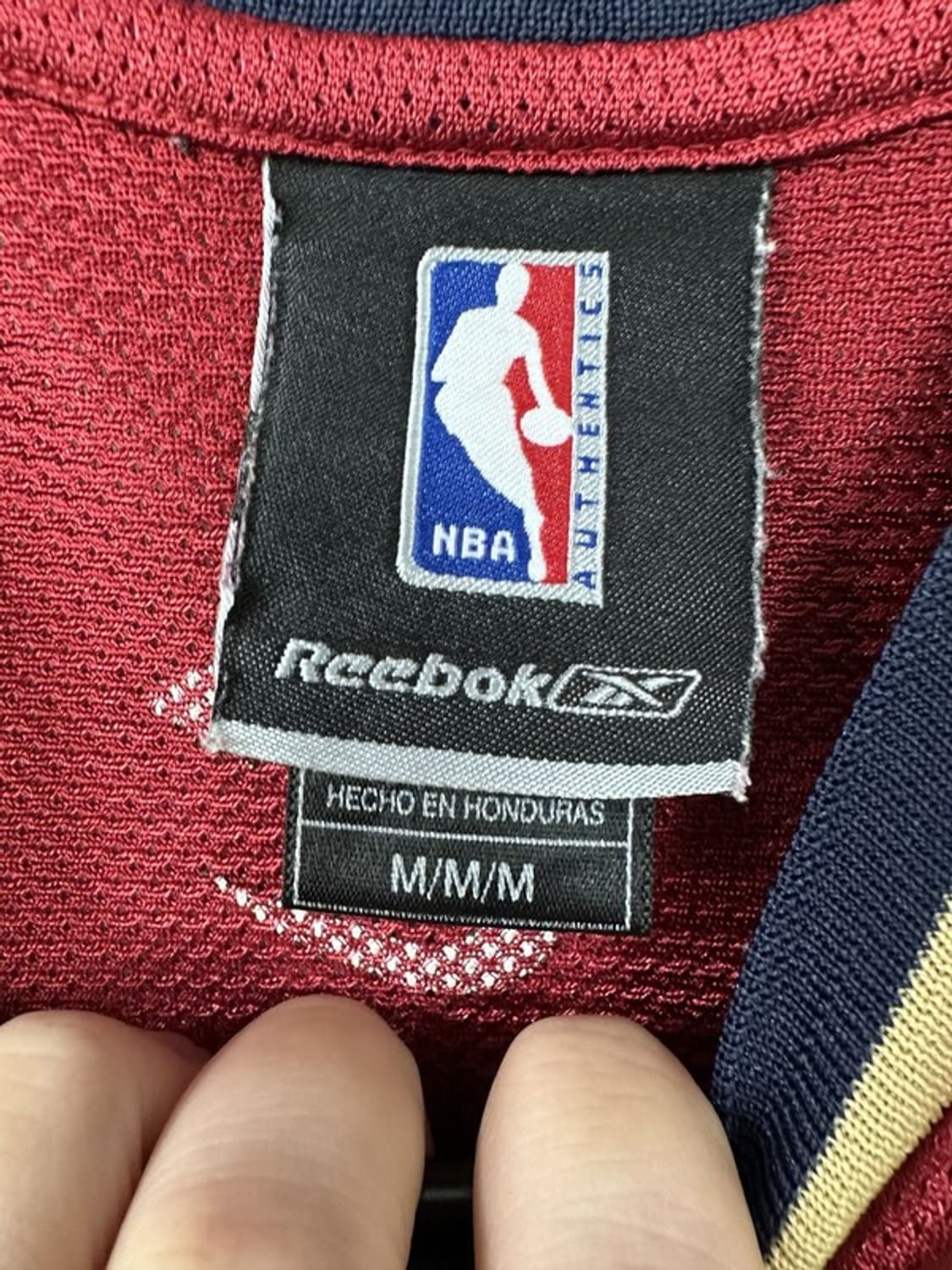 [M] REEBOK 리복 클리블랜드 르브론제임스 NBA 어센틱저지 상품이미지5