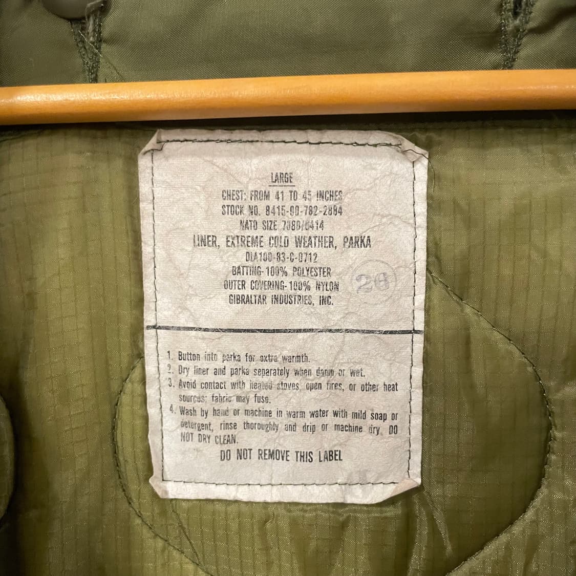 M65 피쉬테일 파카 L 상품이미지5