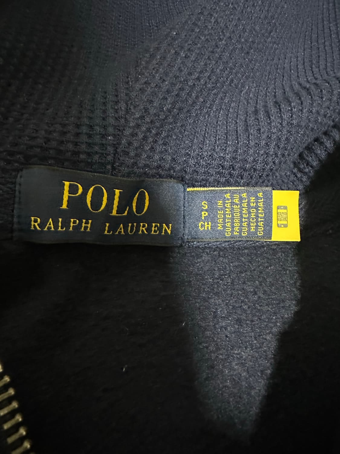 폴로 후드집업 네이비 s 상품이미지2