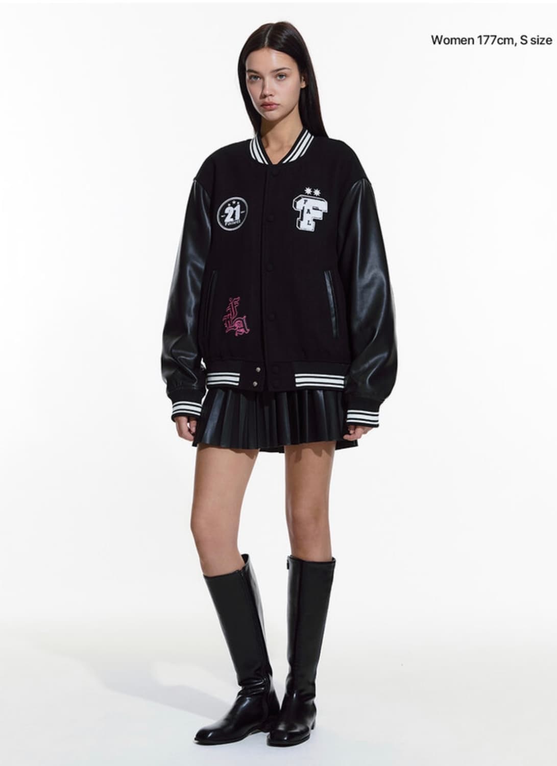 아트 아카이브 하우스 바시티 자켓 블랙 상품이미지5