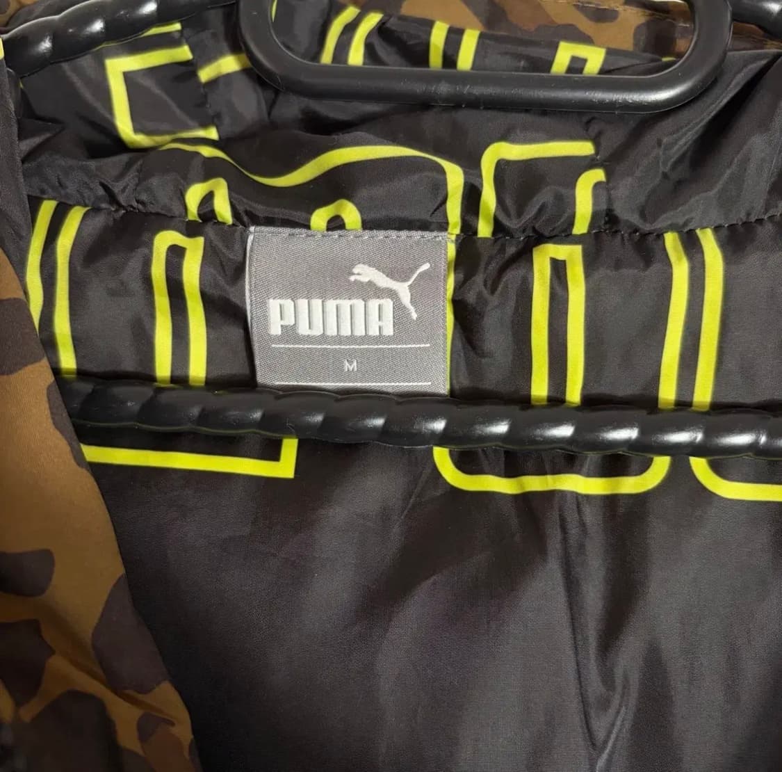 푸마 레오파드 패턴 패딩 점퍼(M) 상품이미지5