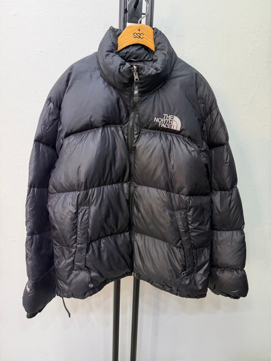 정품) 노스페이스 눕시 불랙 패딩 95 상품이미지1