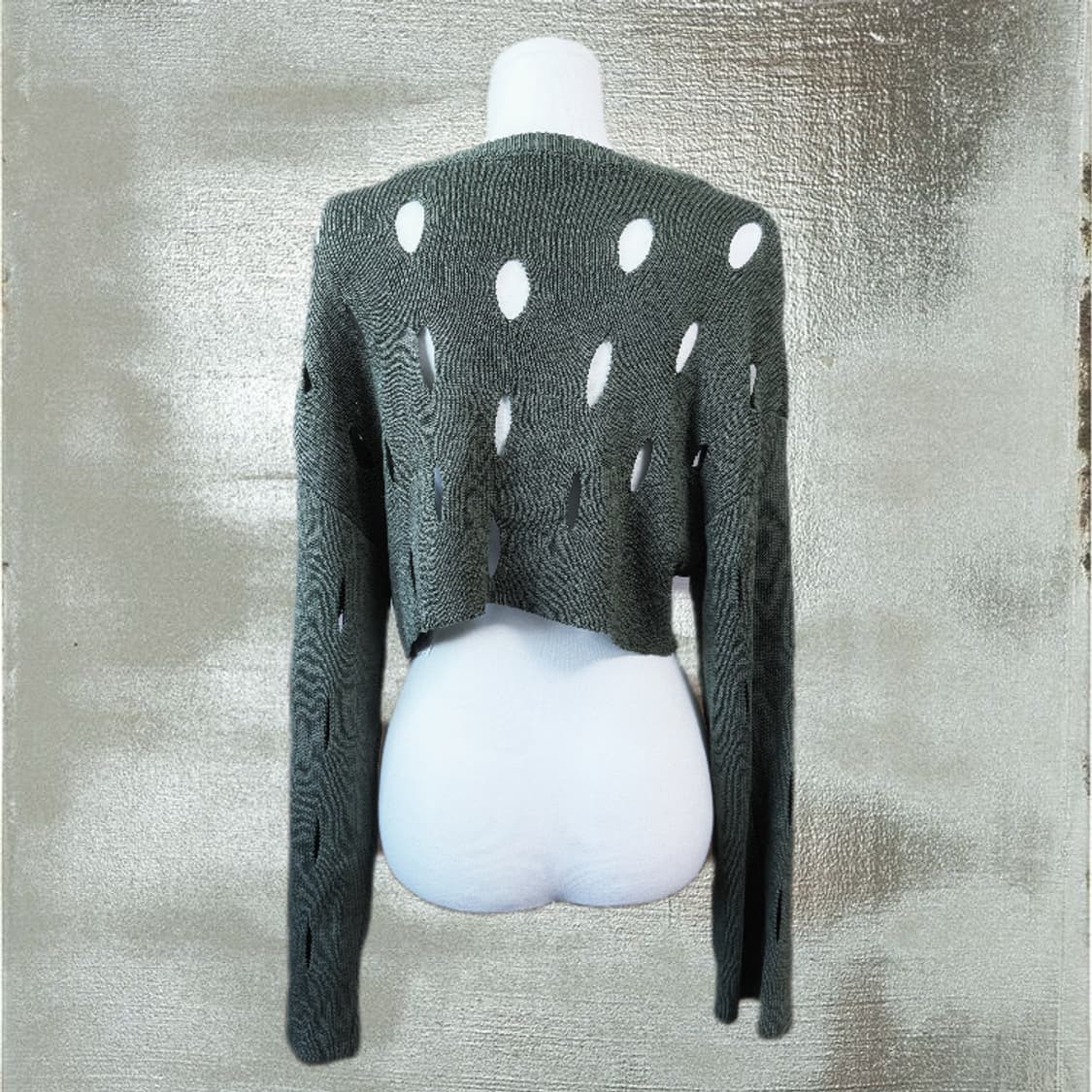 Murua 펑크 고스 디스트로이드 그런지 니트 ≽^•⩊•^≼ 상품이미지3