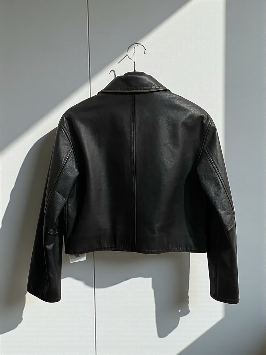 마시모두띠 레더 집업 자켓 상품이미지2