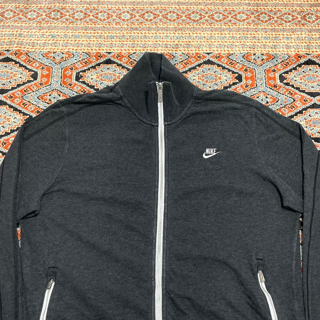 나이키 스펠로고 차콜 면 집업져지 남성XL 상품이미지2