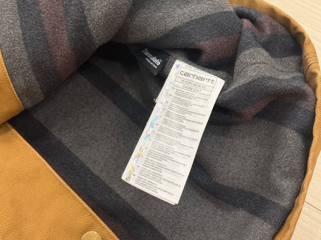 칼하트 브라운 초어 자켓 상품이미지4