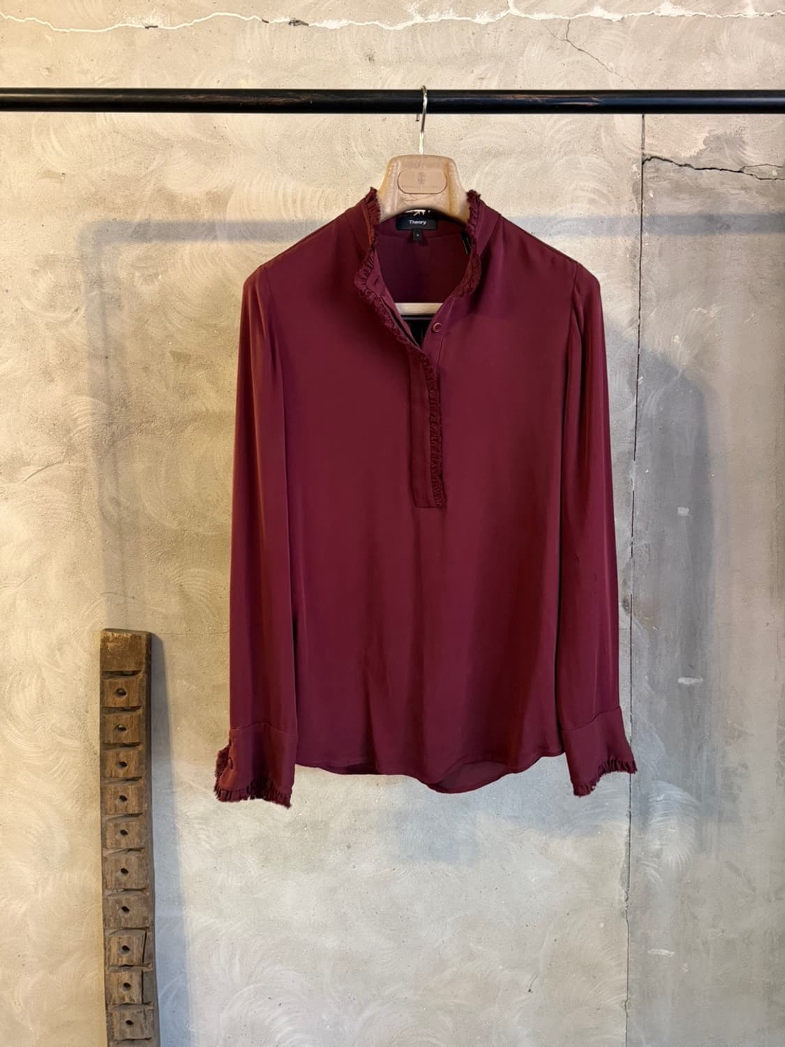 띠어리 실크 블라우스 55 상품이미지1