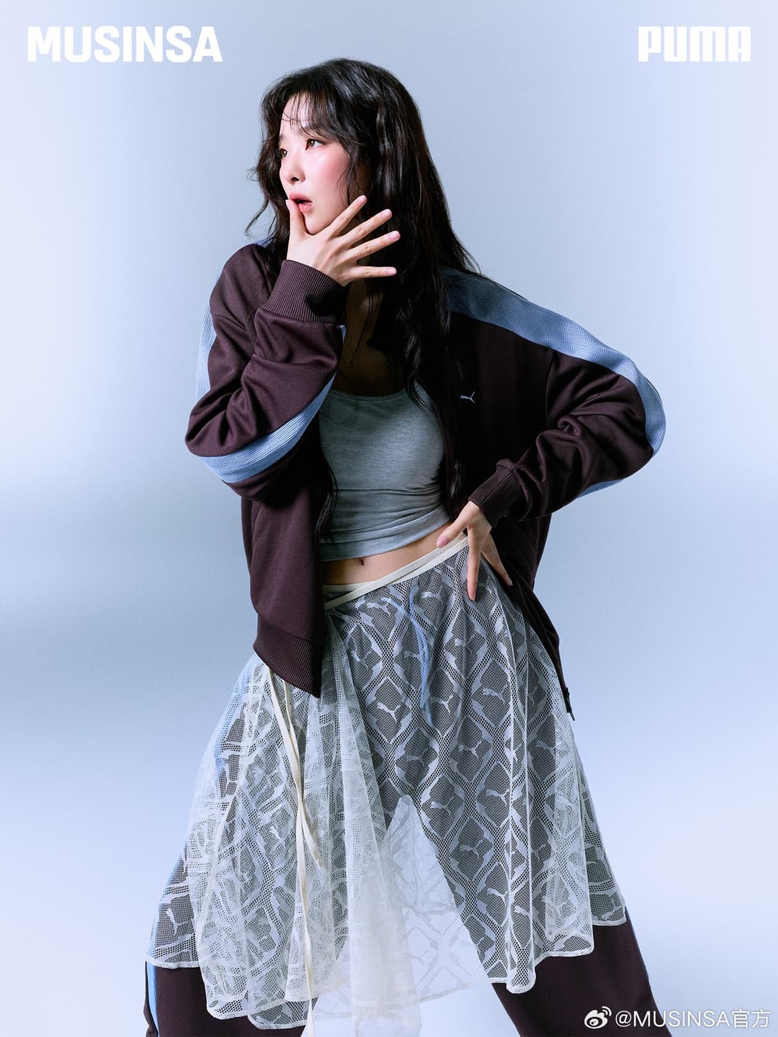 푸마 무신사 져지 초콜릿 브라운 상품이미지4