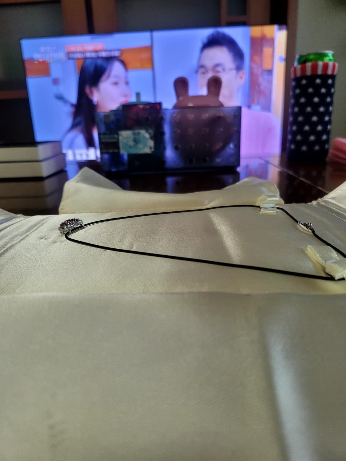 베일리 뱅크스 하트 목걸이 새상품/ 핑크 사파이어 상품이미지4