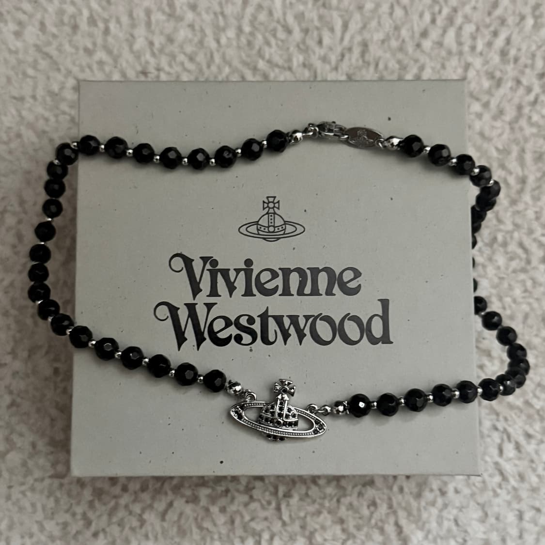 비비안웨스트우드 블랙펄 초커 목걸이 상품이미지1