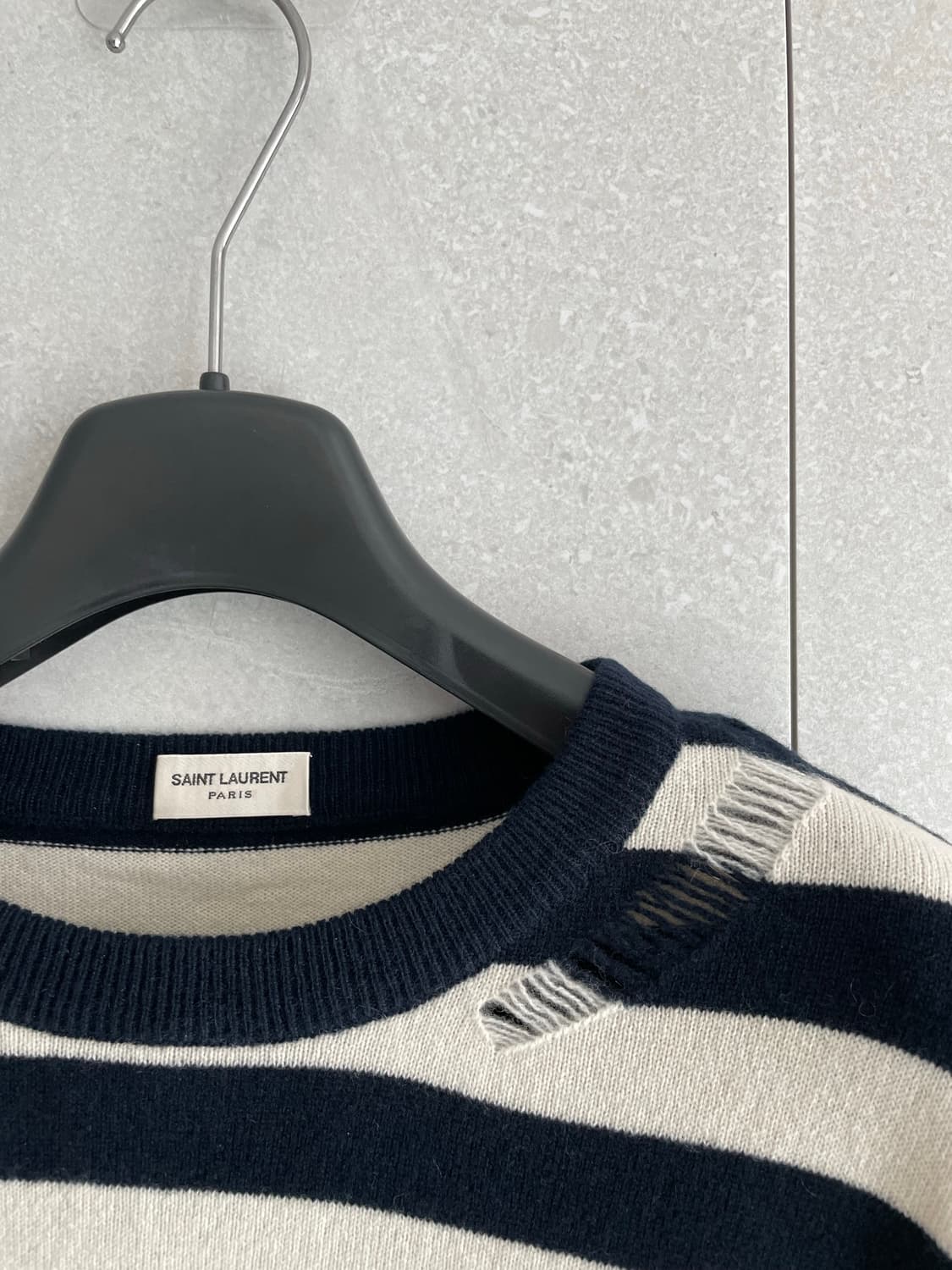 생로랑 디스 스트라이프 니트 상품이미지4