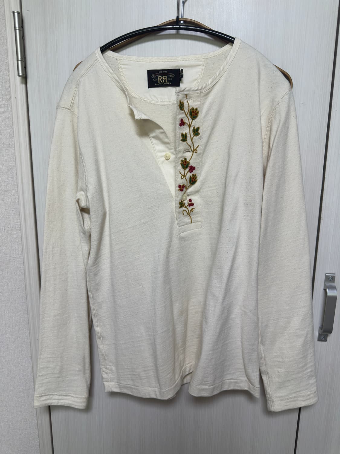 rrl 자수 헨리넥 xs 상품이미지1