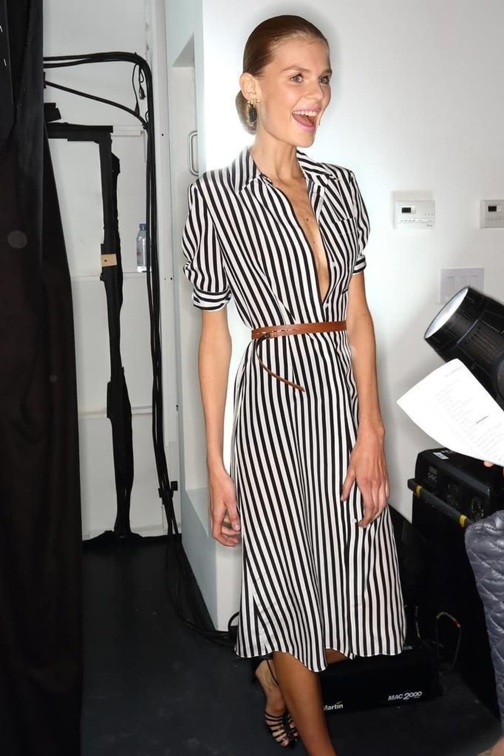 CELINE 스트라이프 원피스 상품이미지1