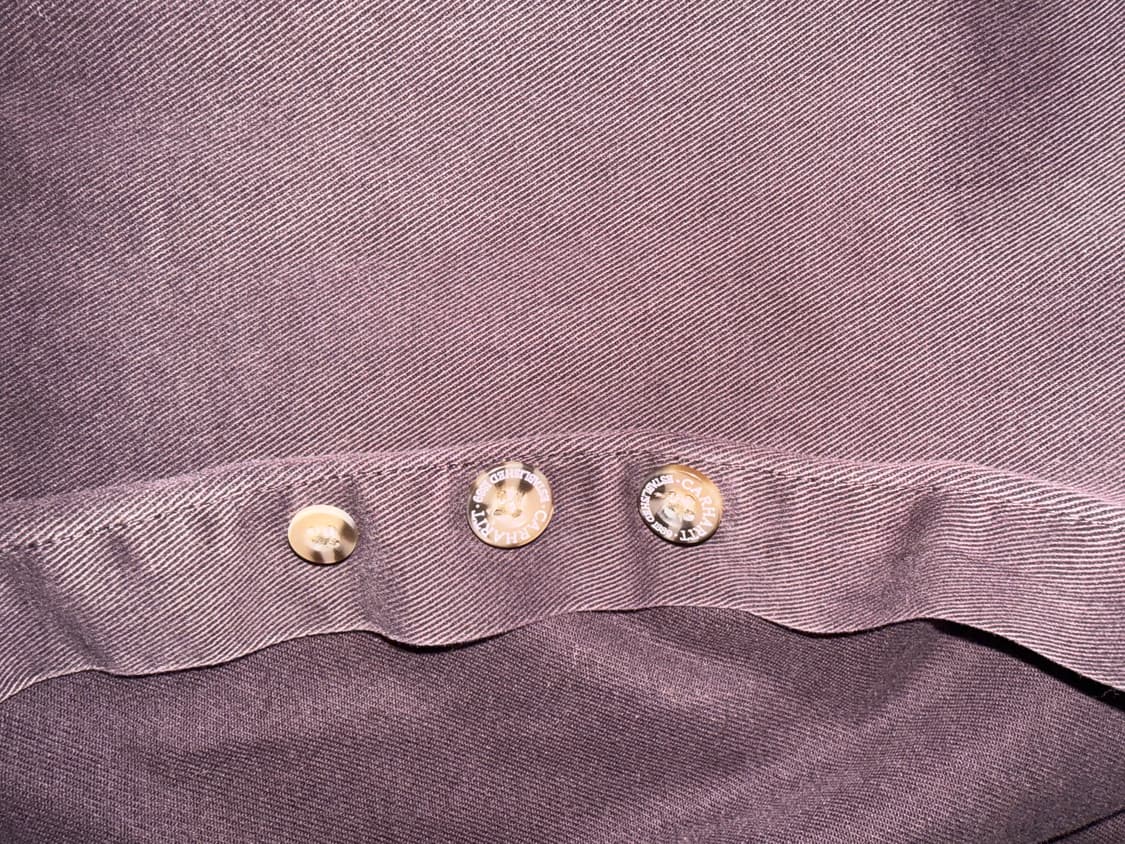 칼하트 버건디 워크셔츠 M 상품이미지3