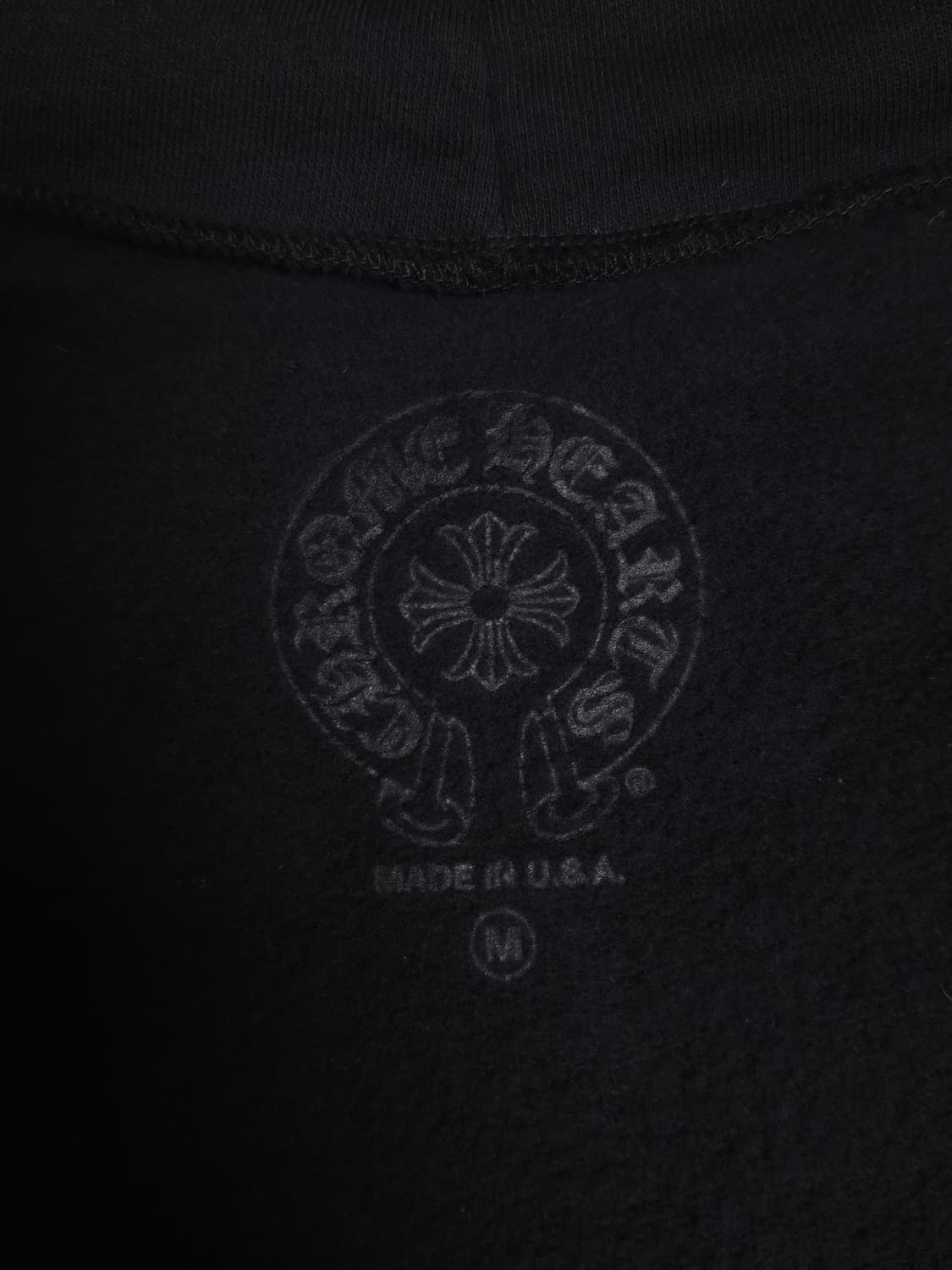 [M] 크롬하츠 홀스슈 플로랄 퍽유 후드집업 블랙 상품이미지6