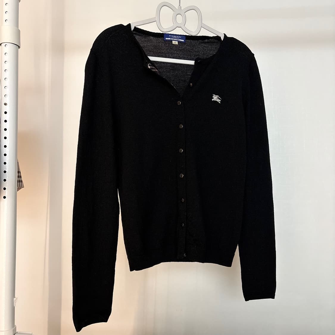 버버리 블루라벨 블랙 가디건 상품이미지3
