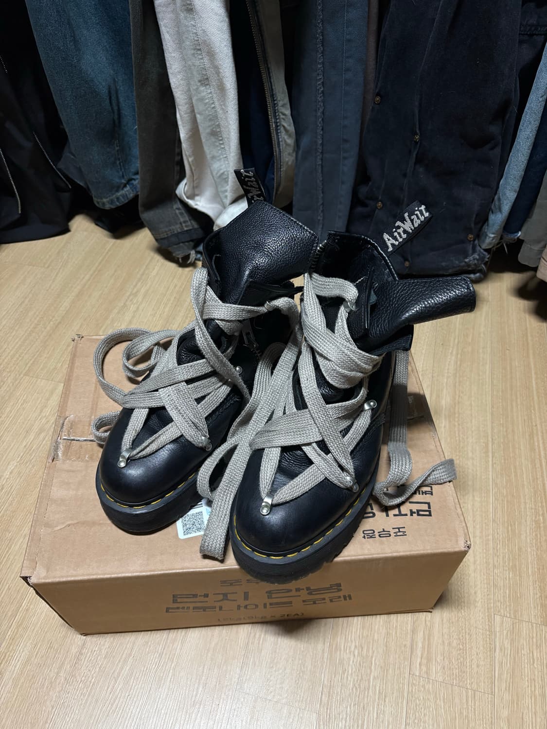 (43) 릭오웬스 닥터마틴 1460 상품이미지1