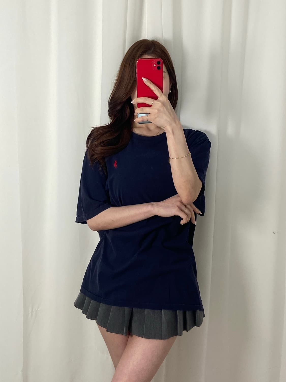 폴로 네이비 라운드 티 상품이미지3