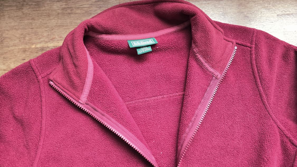 L.L.Bean 엘엘빈 집업 플리스 자켓 Made In USA 여성 OS 상품이미지3
