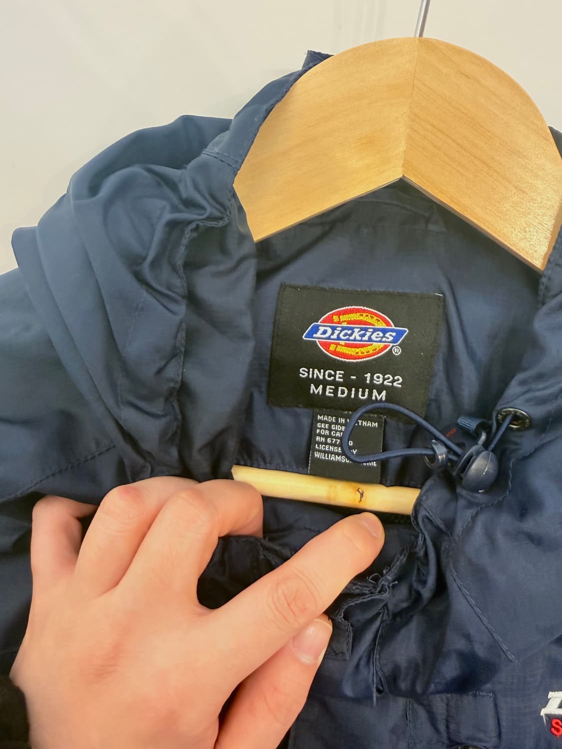 디키즈(Dickies) 집업져지 트랙탑 네이비  상품이미지6