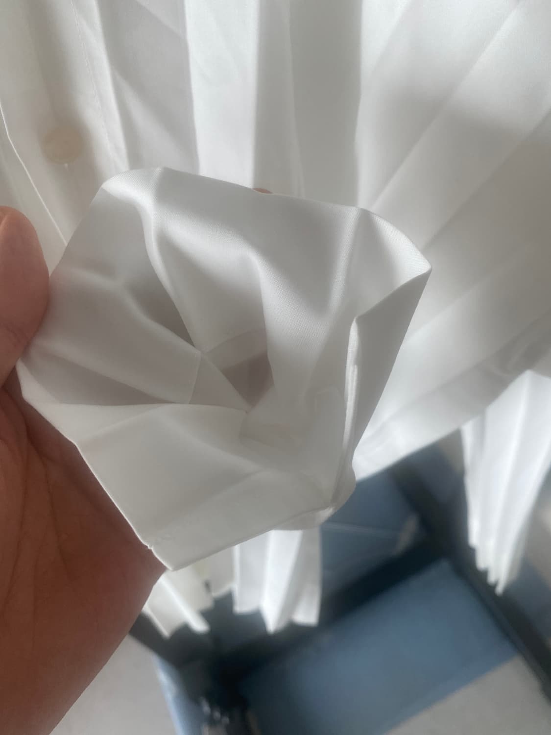 이세이 미야케 옴므플리스 화이트셔츠 상품이미지2