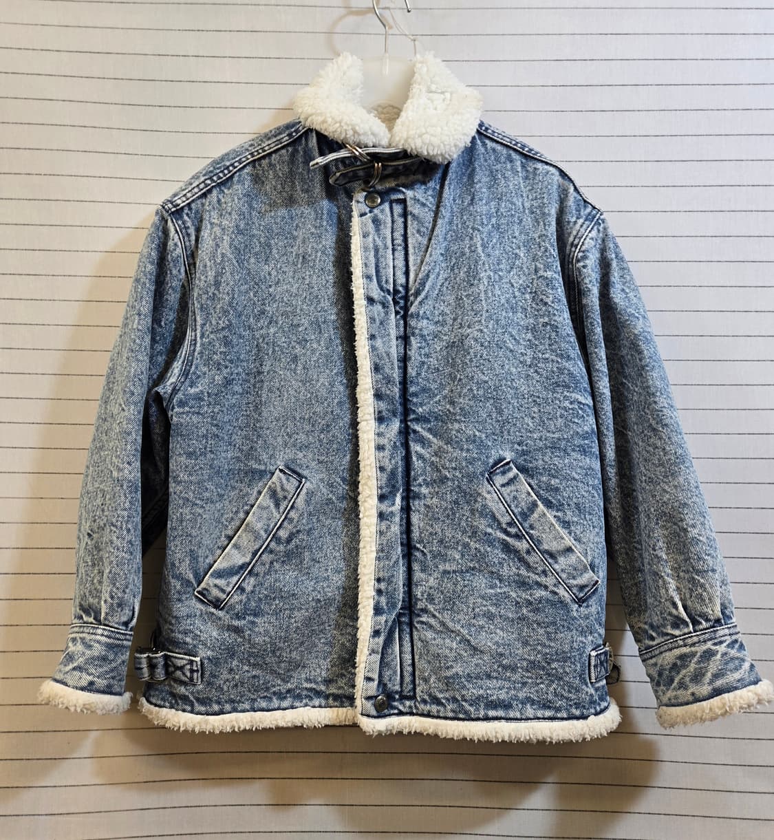 리바이스 돌청 워싱양털 안감데님 트러커자켓 상품이미지1