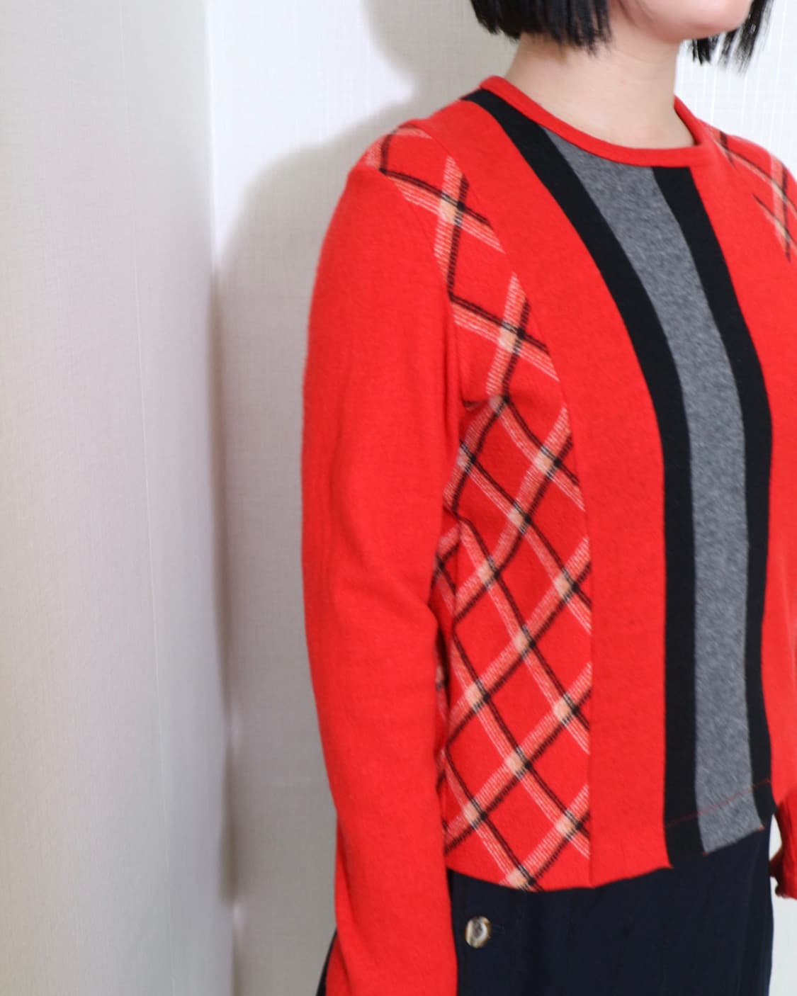 Tricot 2001 Red knit 상품이미지7