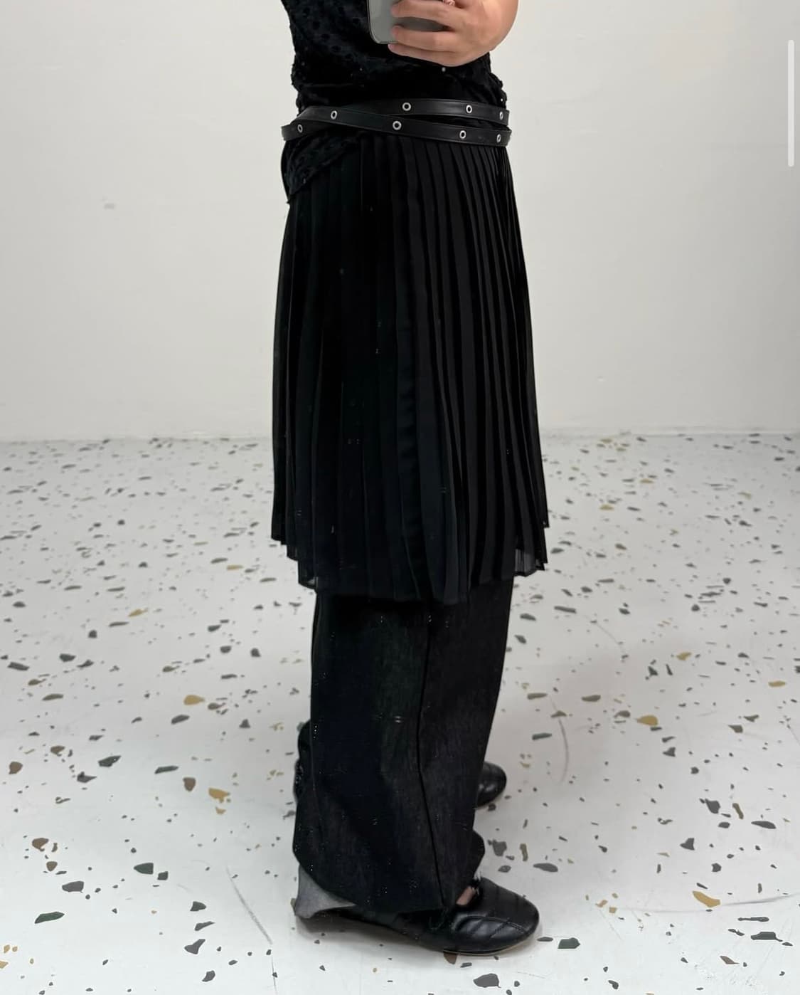 빈티지 플리츠 스커트 상품이미지2