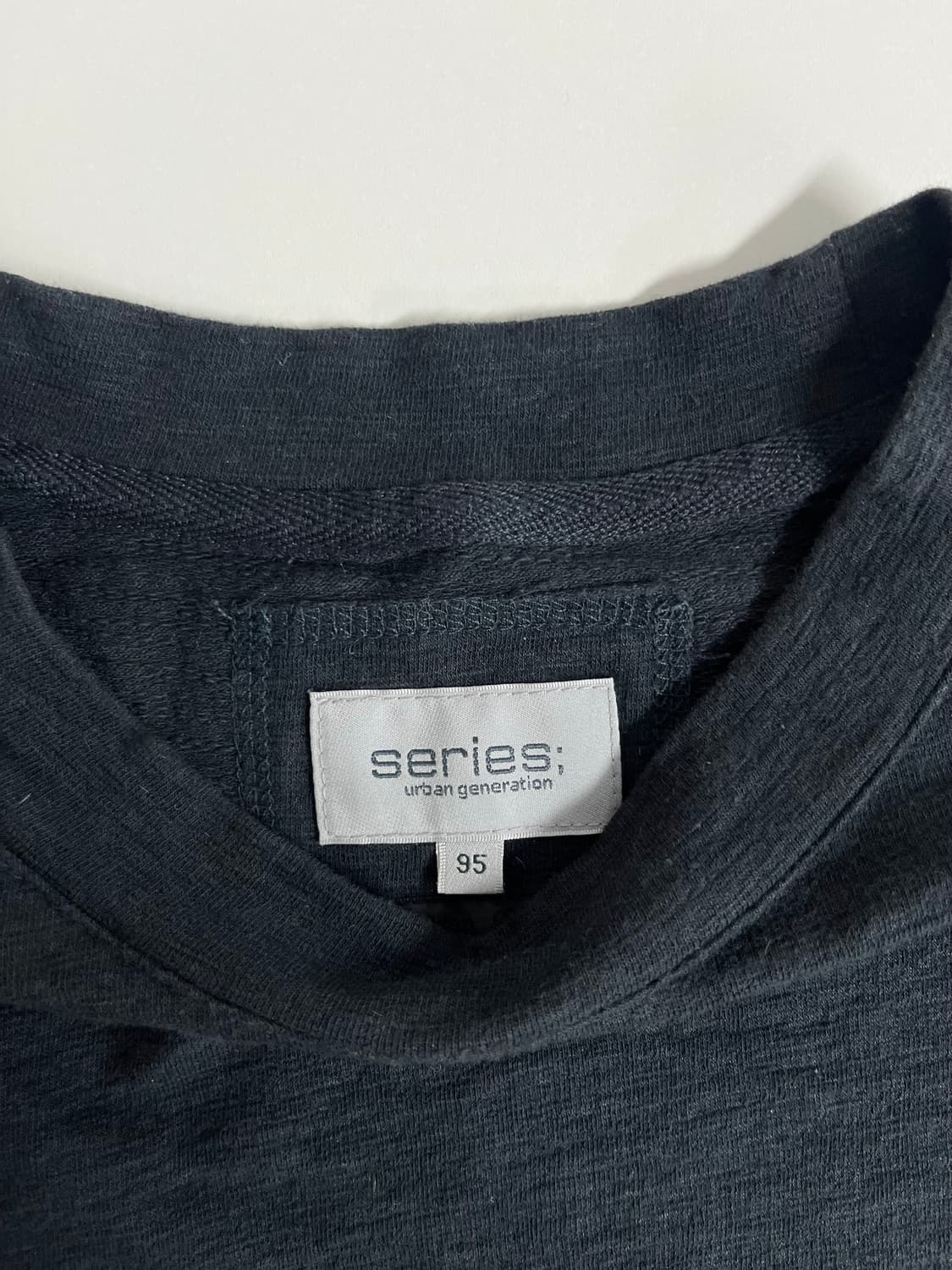 95) 시리즈 20SS 긴소매 티셔츠 차콜 상품이미지5