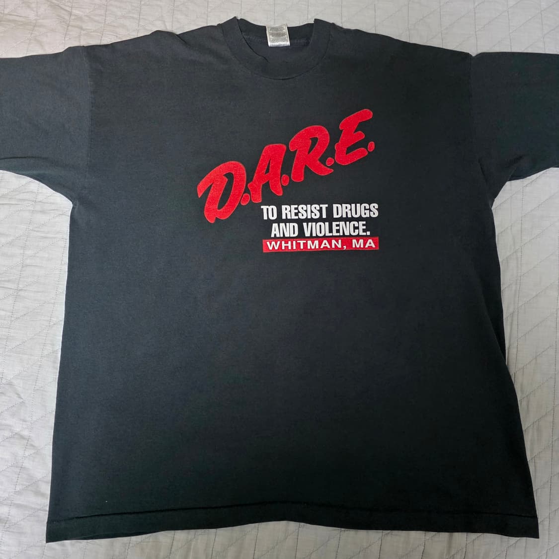 [XXL] 90s 빈티지 DARE 티셔츠 블랙 ver. 후룻 투엑 상품이미지1