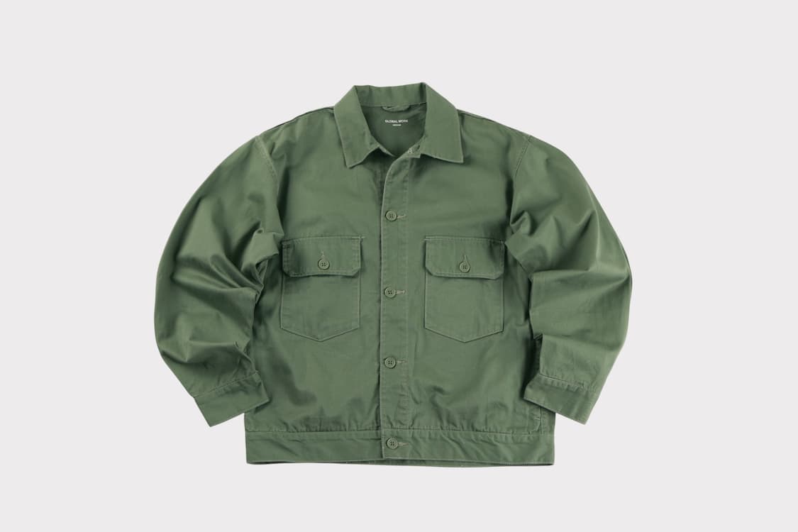 [M] 글로벌 워크 코튼 자켓 상품이미지1