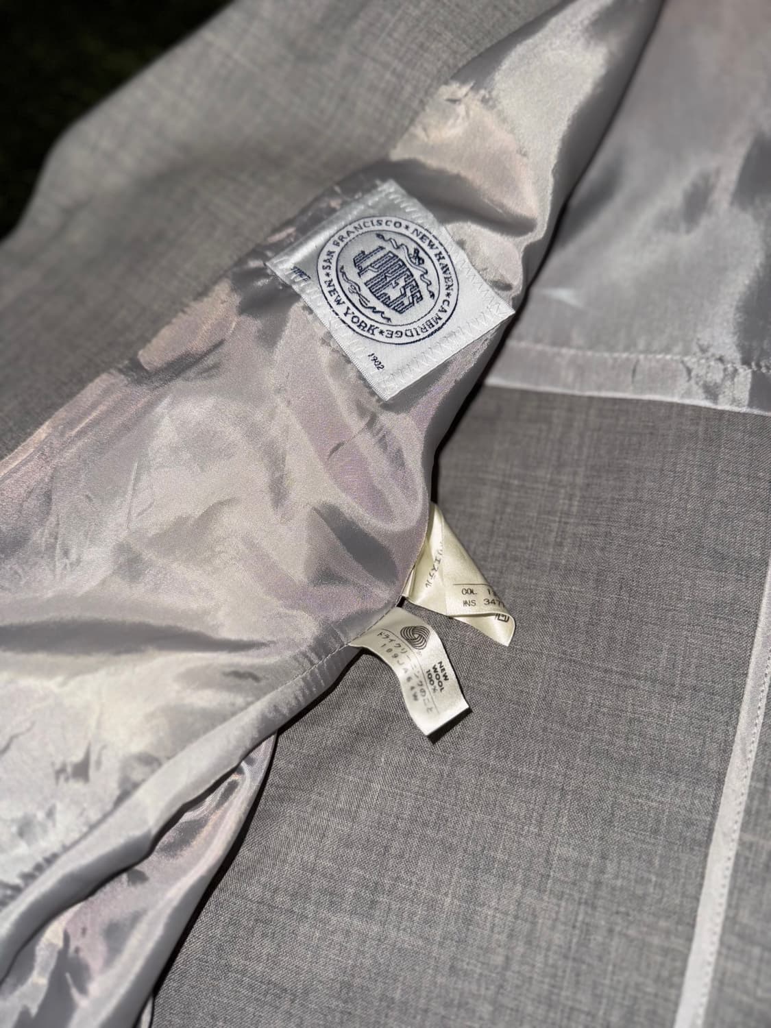 J.press 제이프레스 뉴 울 클래식 핏 블레이저 자켓 라이트 그레이 상품이미지5