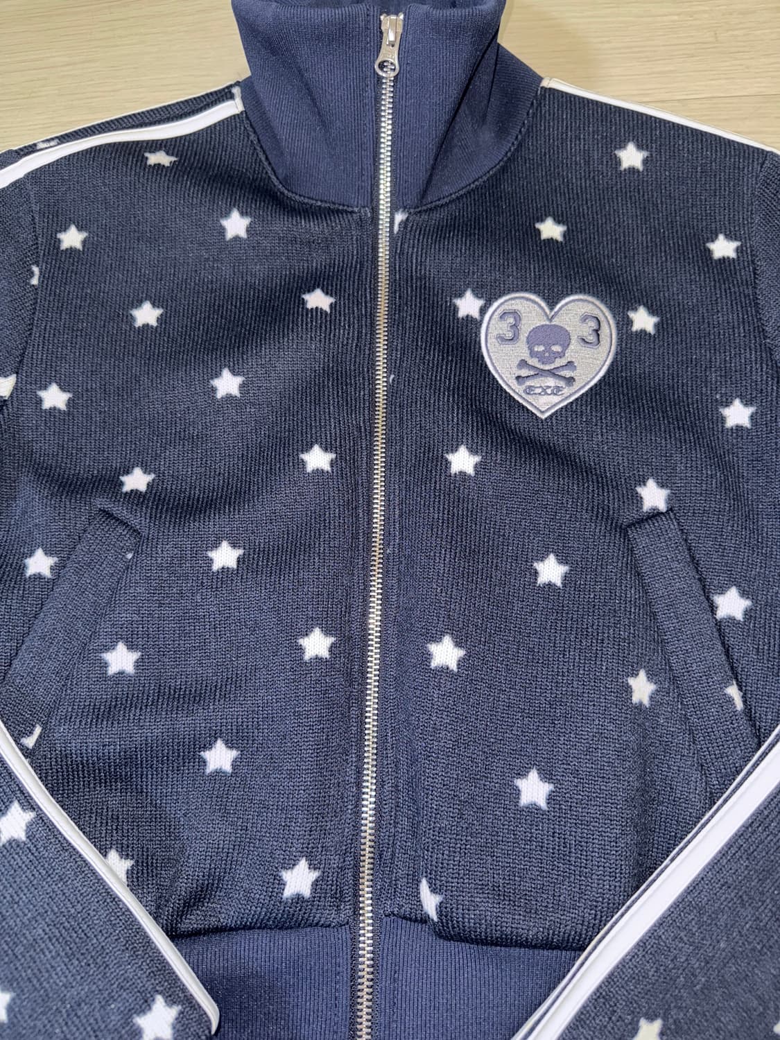 셋업이엑스이 STAR SPORTY 네이비 집업 상품이미지7