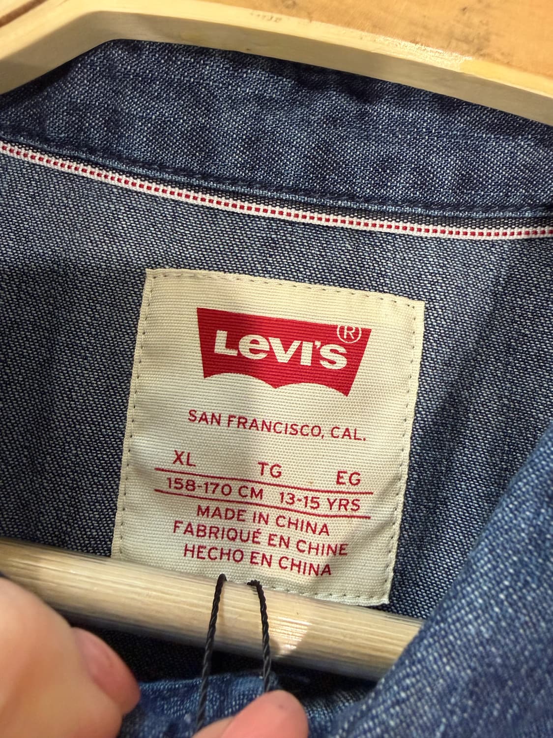 194. 리바이스 데님셔츠 청셔츠 상품이미지2