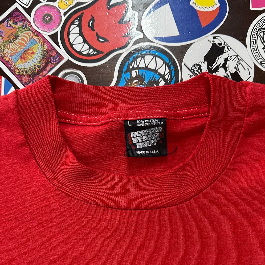 90s USA 불도저 빈티지 싱글스티치 티셔츠 L 상품이미지6