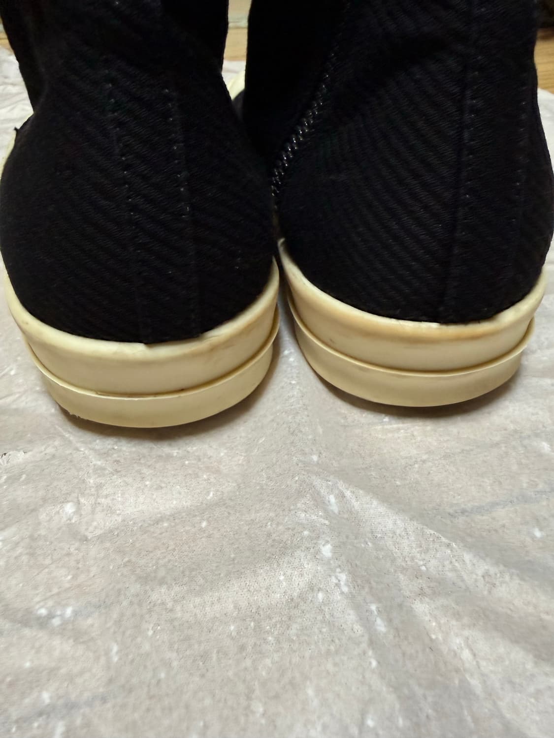 릭오웬스 다크쉐도우 자수 베간 하이탑 41 상품이미지4