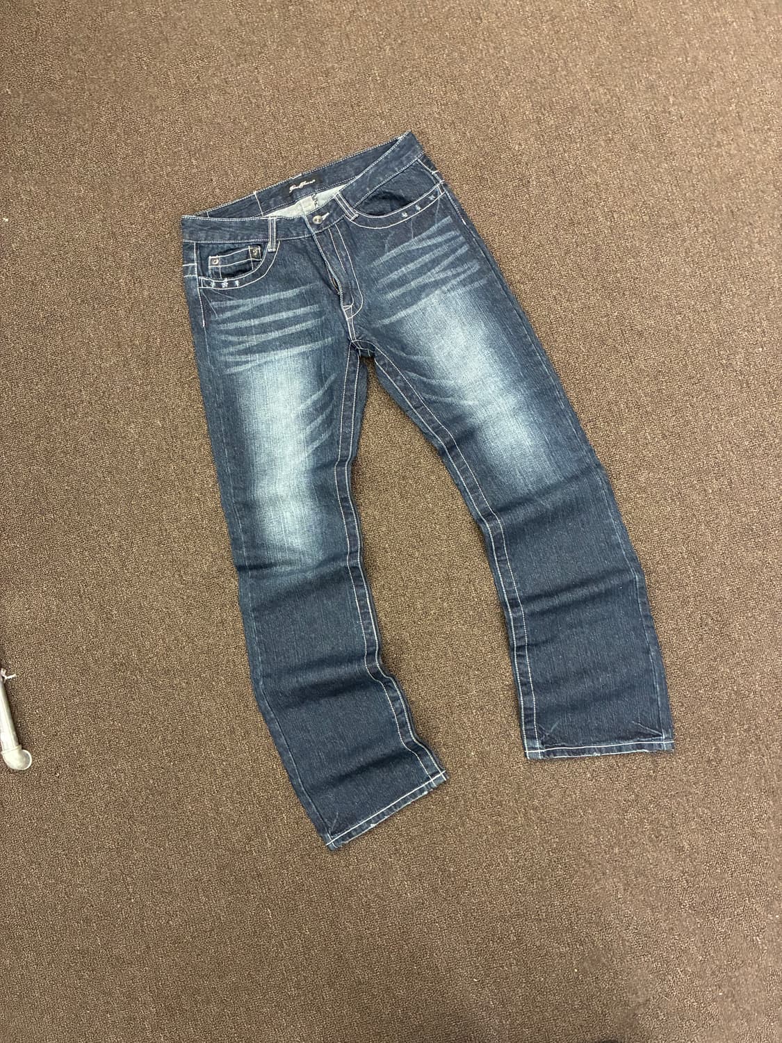 M)Root Three Style 빈티지 여성 포켓 데님팬츠 상품이미지3